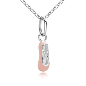 Dancer Necklace, GIrl's Ballet shoe necklace - Ballet gift