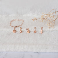 Little Good Luck Elephant Charm - Rose Gold