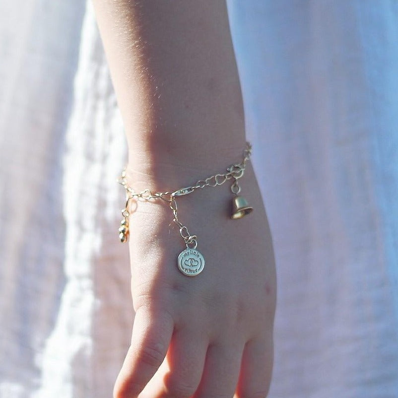 Children's Charms - twinkle bell charm - gold