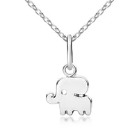 Children's Lucky Elephant pendant on adjustable necklace