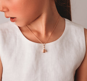 Twinkle Bell Pendant - Rose Gold