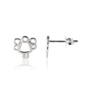 Girl's sterling silver Angel earrings