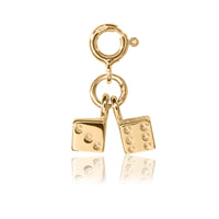 Kid's Gold Jewellery - Children's Dice Charm