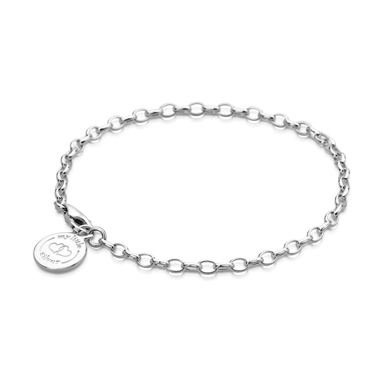 Children's Charm Bracelet for girl's - Sterling Silver
