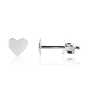 Heart Earrings for girls in sterling silver