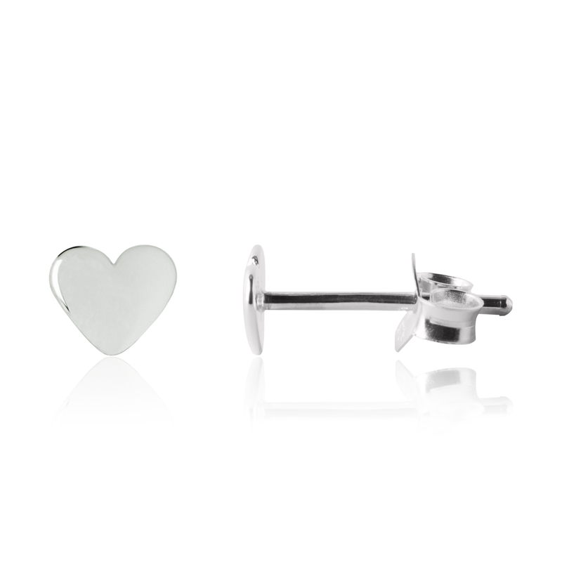 Heart Earrings for girls in sterling silver