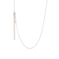 Adjustable Silver necklace for girl's - Strawberry pendant