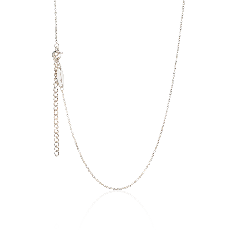 Sterling silver adjustable kid's necklace - elephant pendant