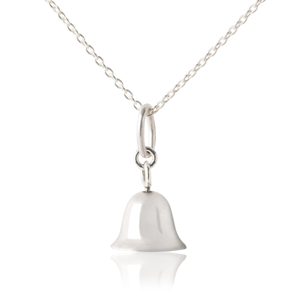 Twinkle Bell Pendant & Necklace - Silver