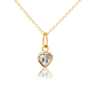 Children's Heart Pendant in 18 karat Gold