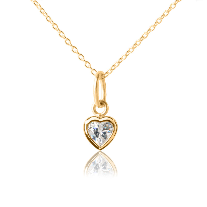 Children's Heart Pendant in 18 karat Gold