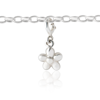 Children's flower charm and charm bracelet