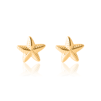 Children's Gold Star Earrings