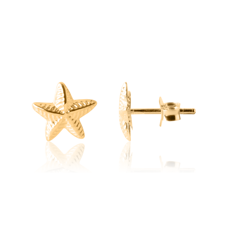 Girl's Star Earrings in Gold - Kid's Jewellery
