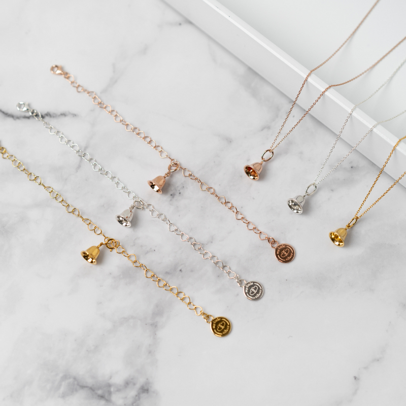 Twinkle Bell Pendant - Rose Gold